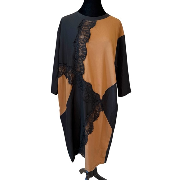 The PISCINA Patchwork Oversize Dress - Picture 6 of 9